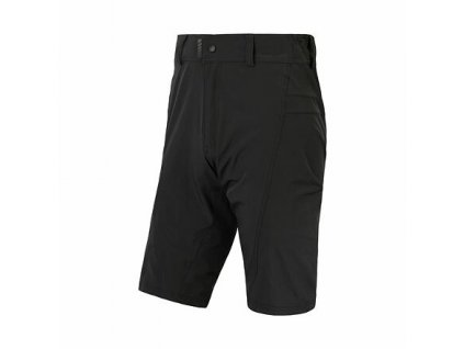 SENSOR HELIUM pánské kalhoty s cyklovložkou krátké volné true black