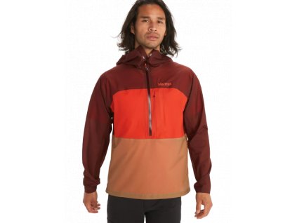 marmot men s bantamweight anorak whiskey brown red sun 005 removebg preview