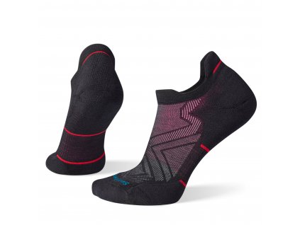 Smartwool W RUN TARGETED CUSHION LOW ANKLE black  ponožky