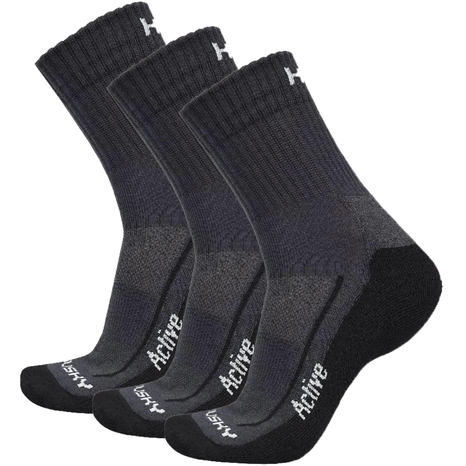 E-shop Husky Ponožky Active 3pack černá