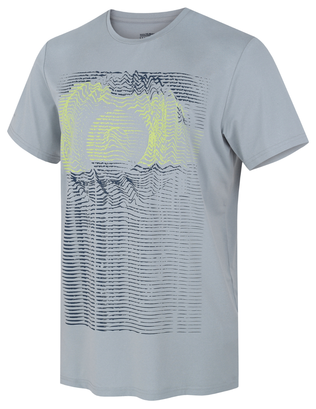 Husky Pánské funkční triko Tash M lt. grey Velikost: S pánské tričko s krátkým rukávem