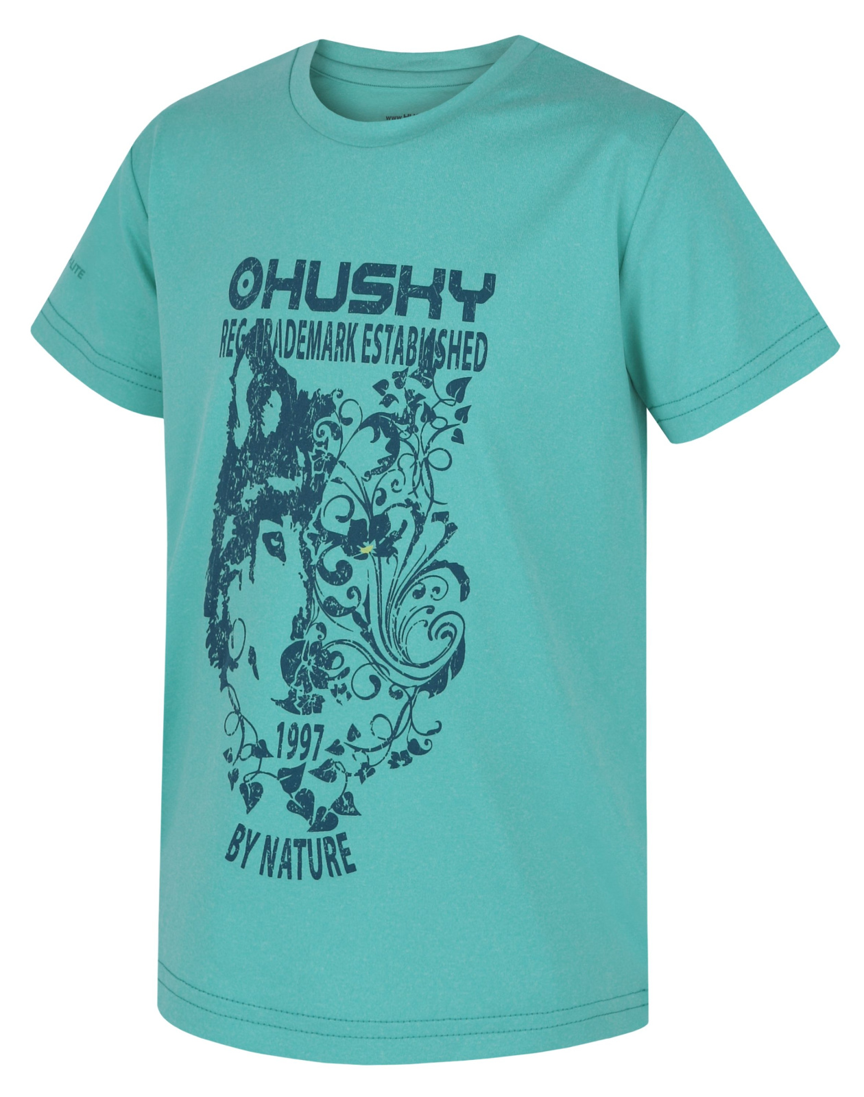 E-shop Husky Dětské funkční triko Tash K turquoise