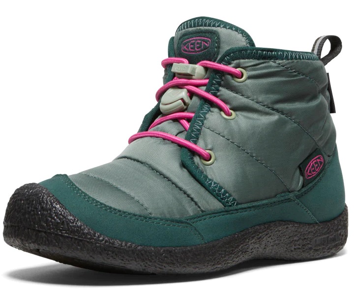 Keen HOWSER II CHUKKA WP CHILDREN dark forest/fuchsia purple Velikost: 27/28 dětské boty