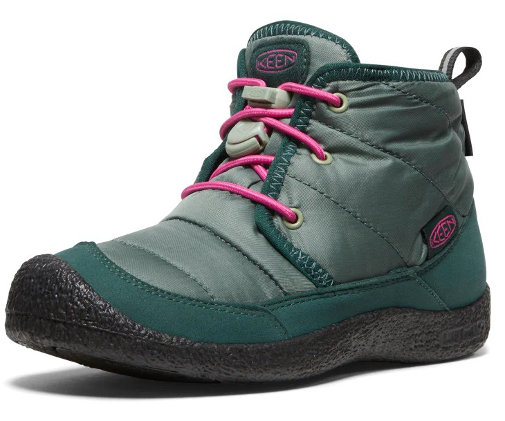 E-shop Keen HOWSER II CHUKKA WP YOUTH dark forest/fuchsia purple