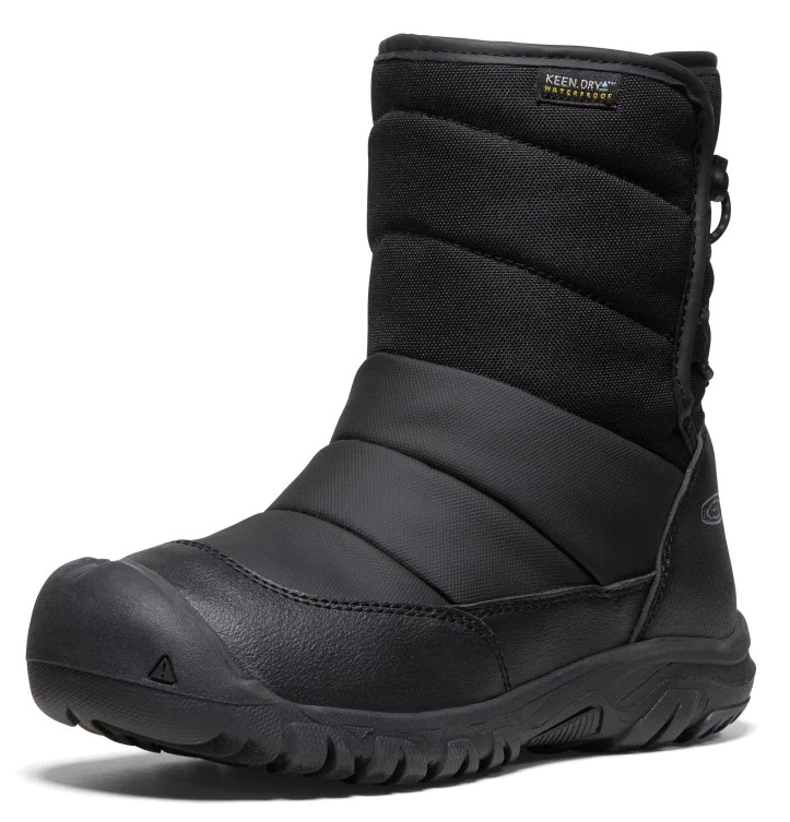 Keen PUFFRIDER WP YOUTH black/steel grey Velikost: 35 dětské boty