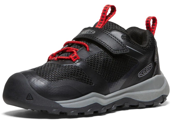 Keen WANDURO LOW WP CHILDREN black/ribbon red Velikost: 24 dětské boty