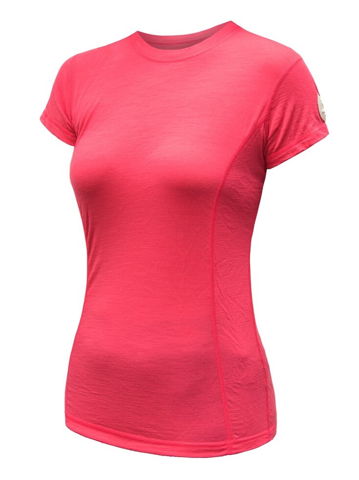 SENSOR MERINO AIR dámské triko kr.rukáv magenta Velikost: L dámské tričko s krátkým rukávem