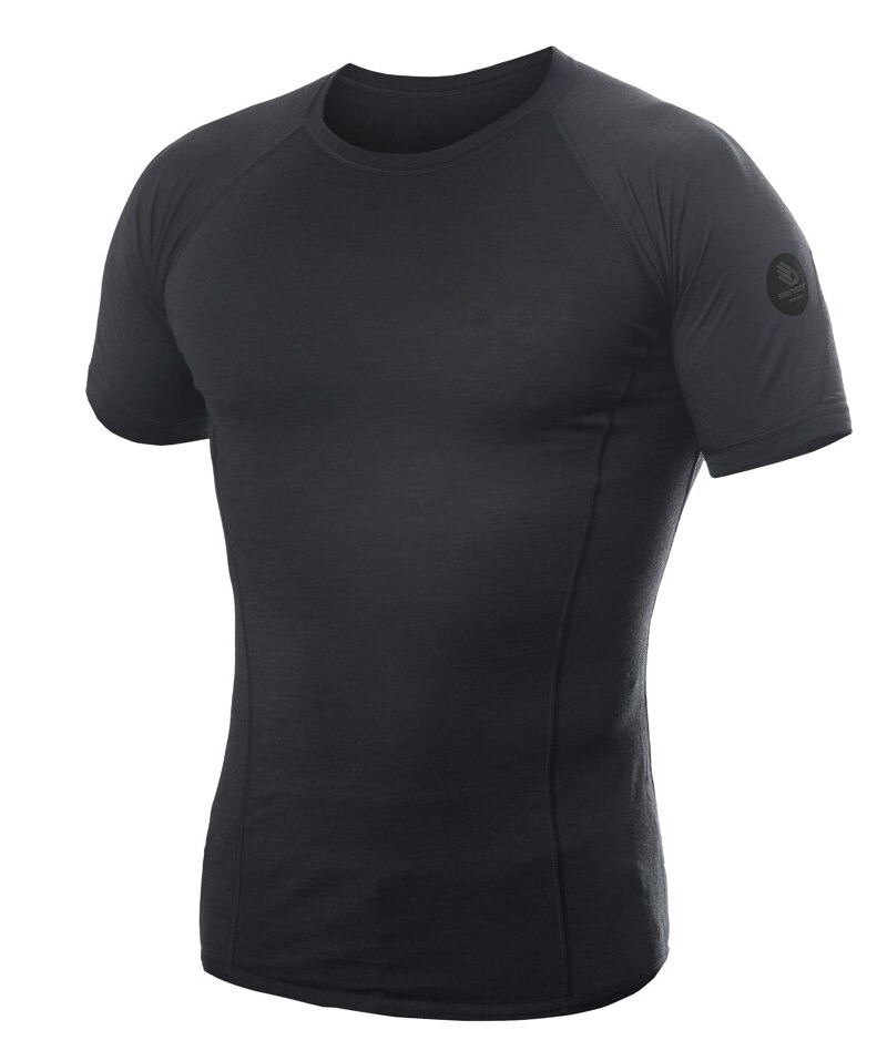 SENSOR MERINO AIR pánské triko kr.rukáv černá Velikost: XL pánské tričko s krátkým rukávem