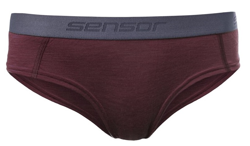 SENSOR MERINO AIR dámské kalhotky port red Velikost: XL spodní prádlo