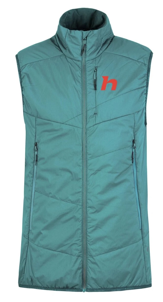 Hannah KECHU VEST oil blue/burnt olive Velikost: L pánská vesta