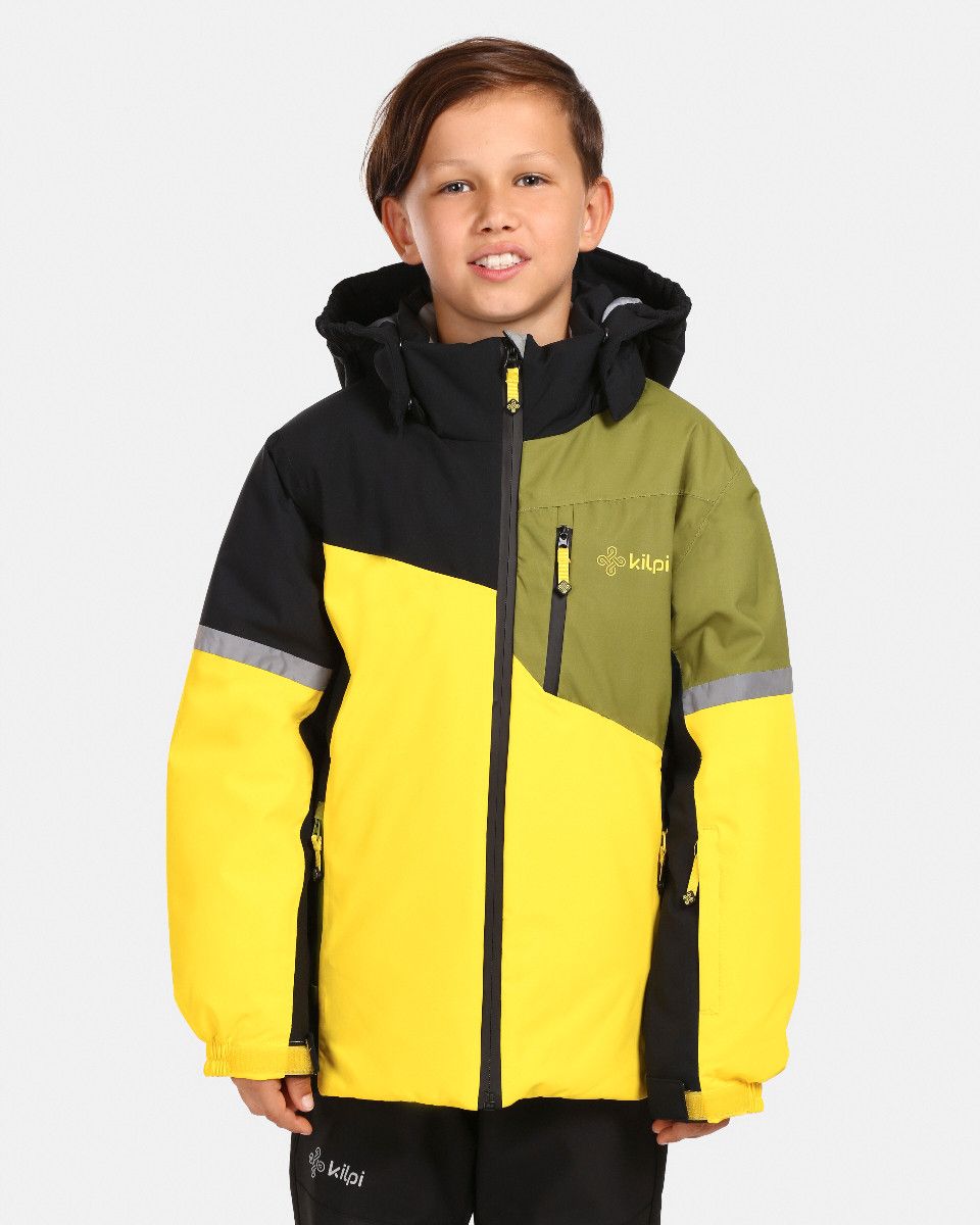 Kilpi FERDEN-JB Žlutá Velikost: 158 dětská lyžařská bunda