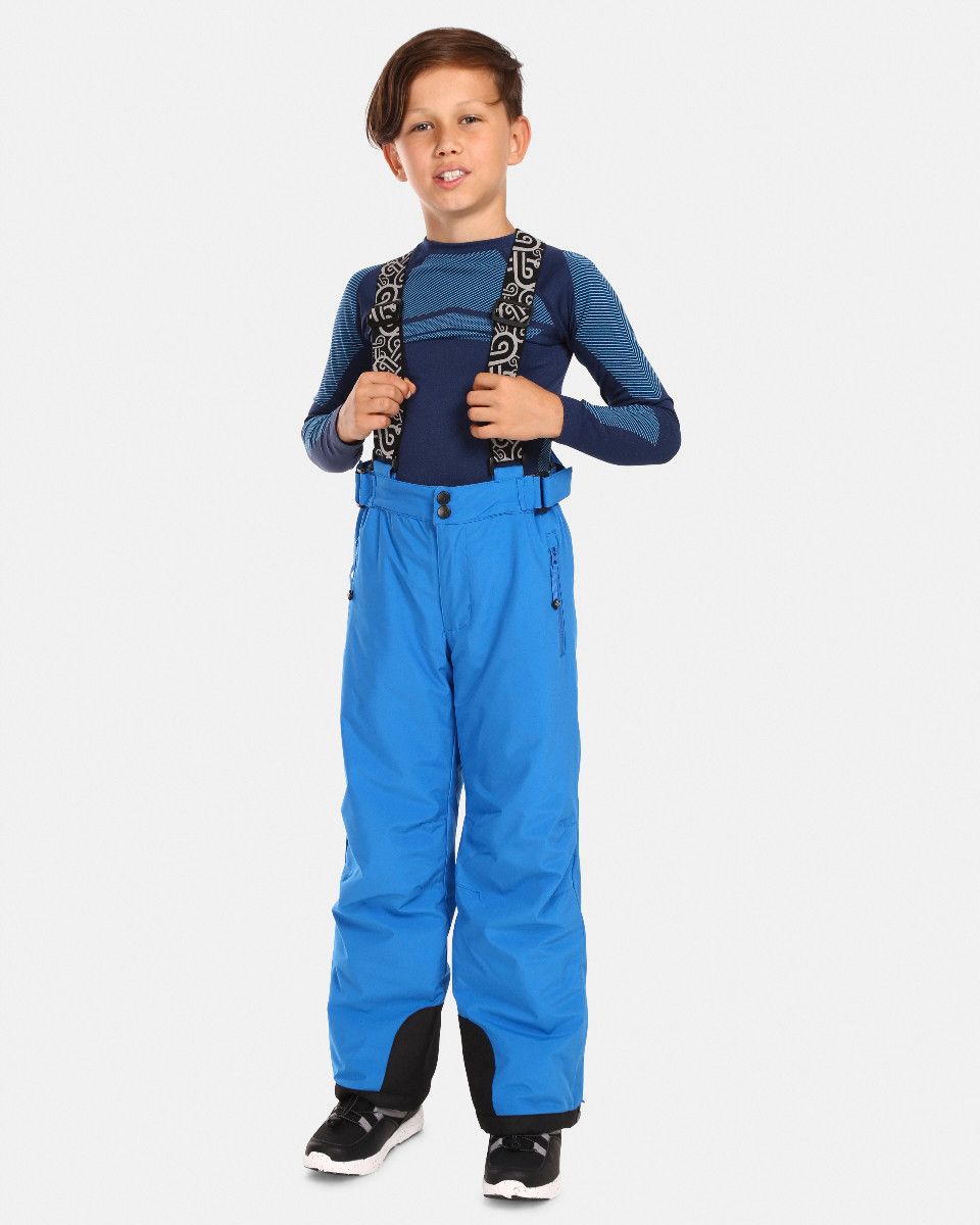 Kilpi GABONE-J Modrá Velikost: 122 dětské lyžařské kalhoty
