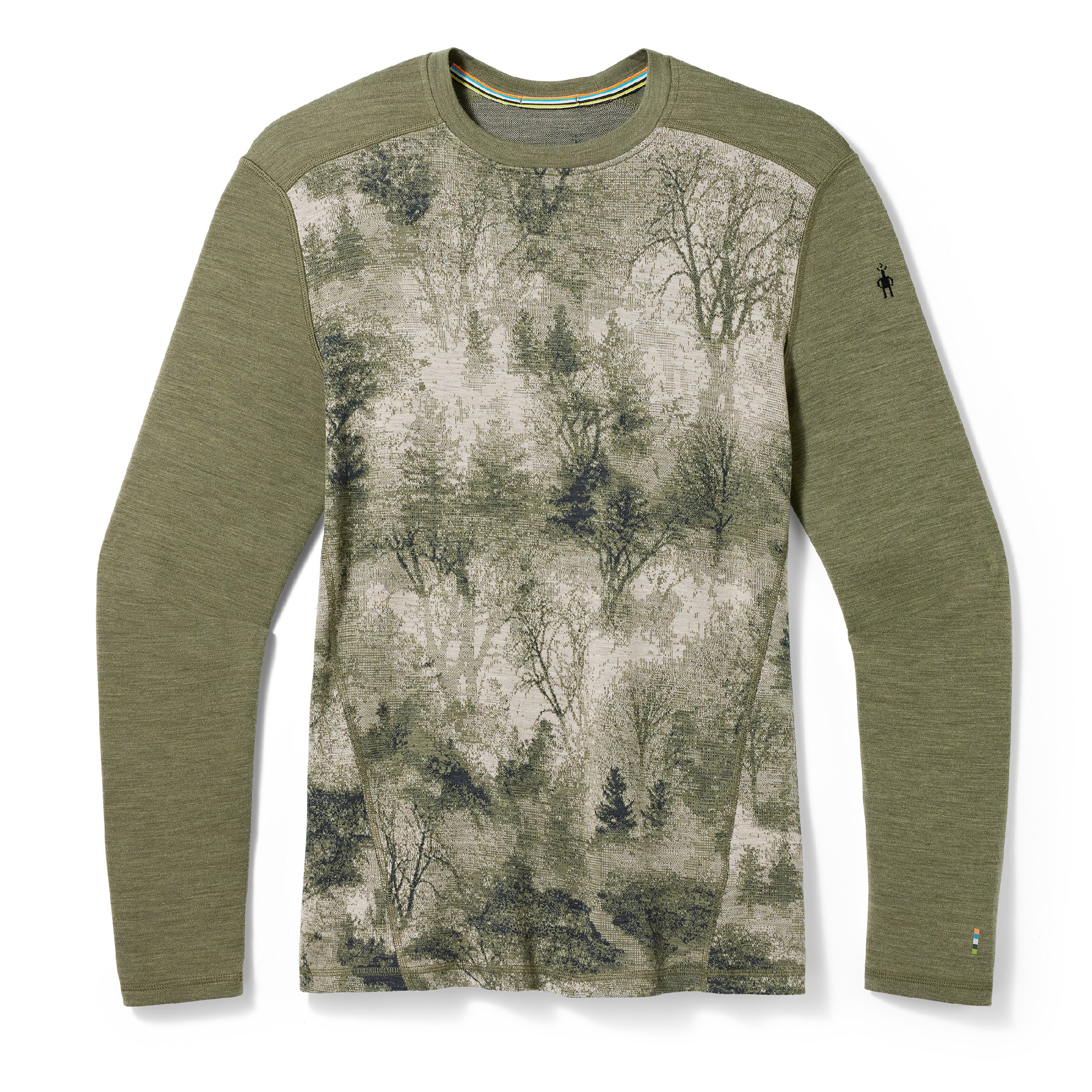 E-shop Smartwool CLASSIC THERMAL MERINO BL CREW BOXED winter moss forest