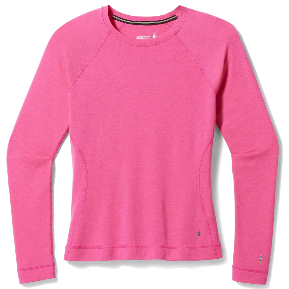 Smartwool W CLASSIC THERMAL MERINO BL CREW BOXED power pink Velikost: L spodní prádlo