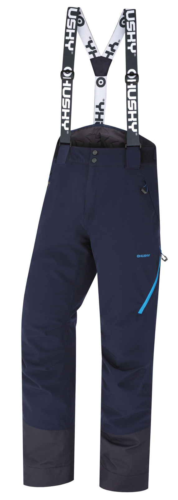 Husky Pánské lyžařské kalhoty Mitaly M black blue Velikost: L pánské kalhoty