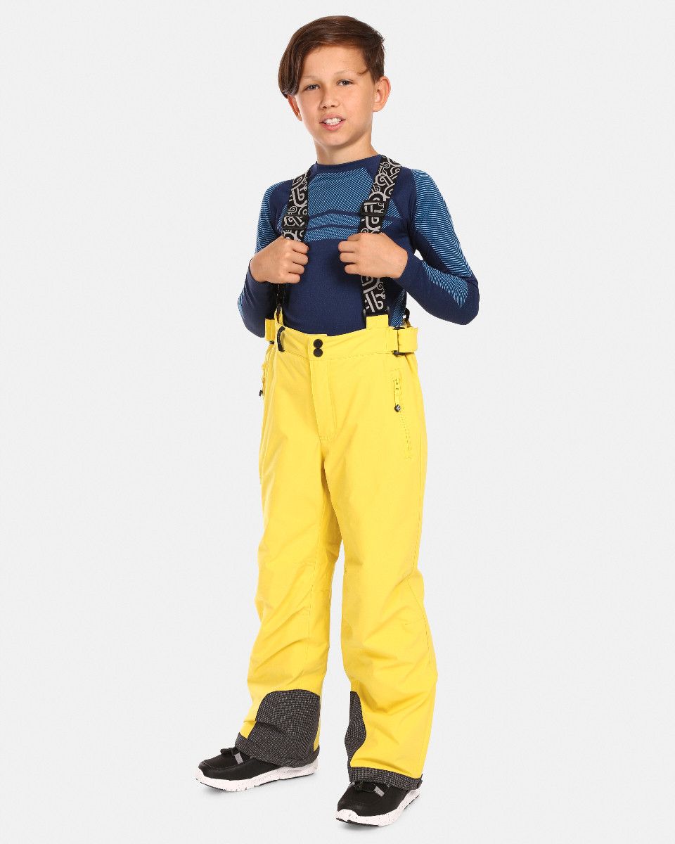 Kilpi MIMAS-J Žlutá Velikost: 158 dětské lyžařské kalhoty