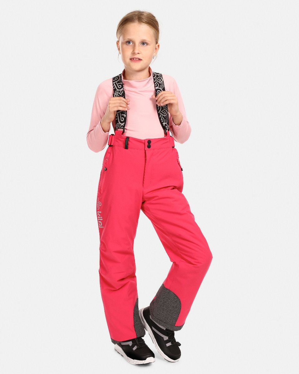 Kilpi MIMAS-J Růžová Velikost: 134 dětské lyžařské kalhoty