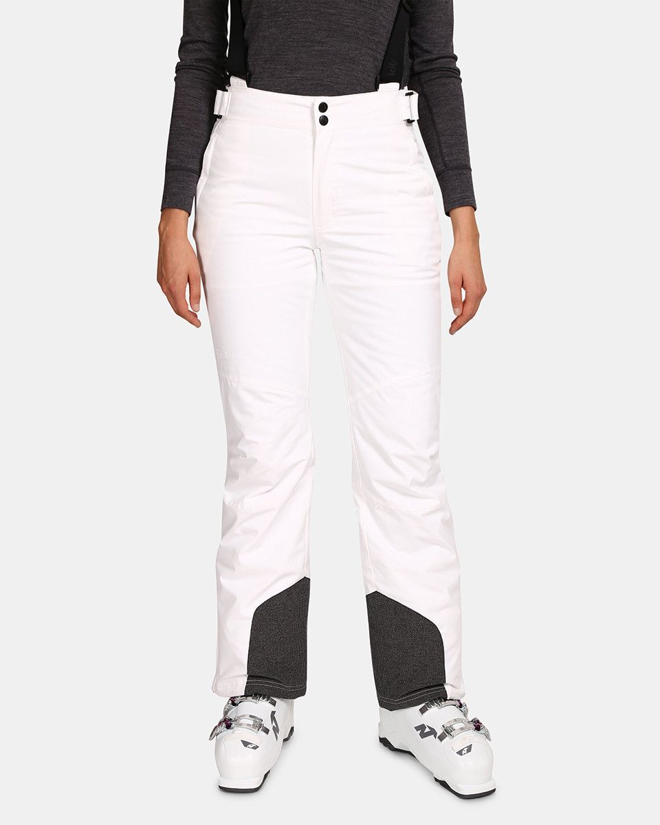 Kilpi ELARE-W Bílá Velikost: 38 dámské lyžařské kalhoty