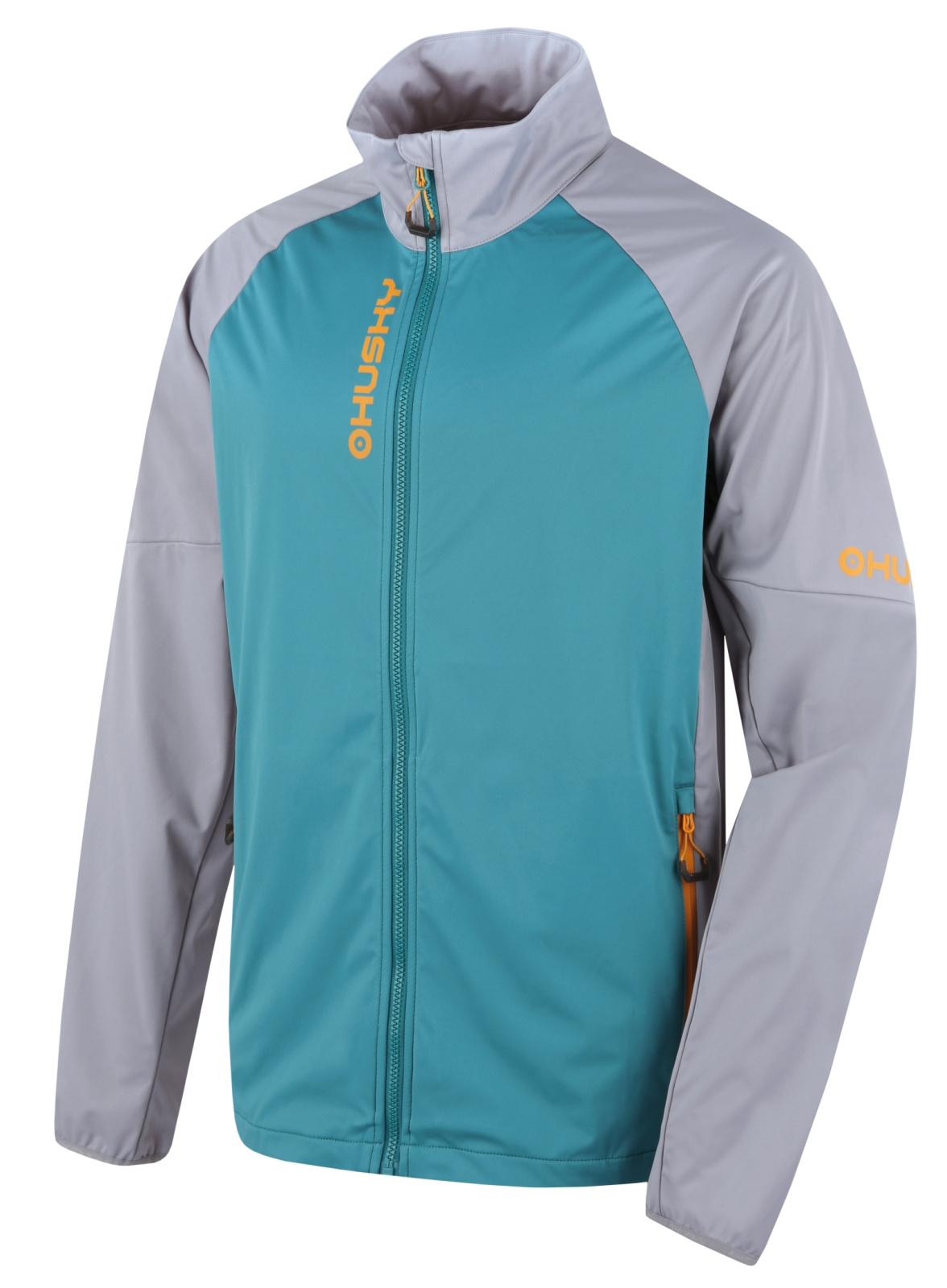 E-shop Husky Pánská softshell bunda Suli M grey/mint