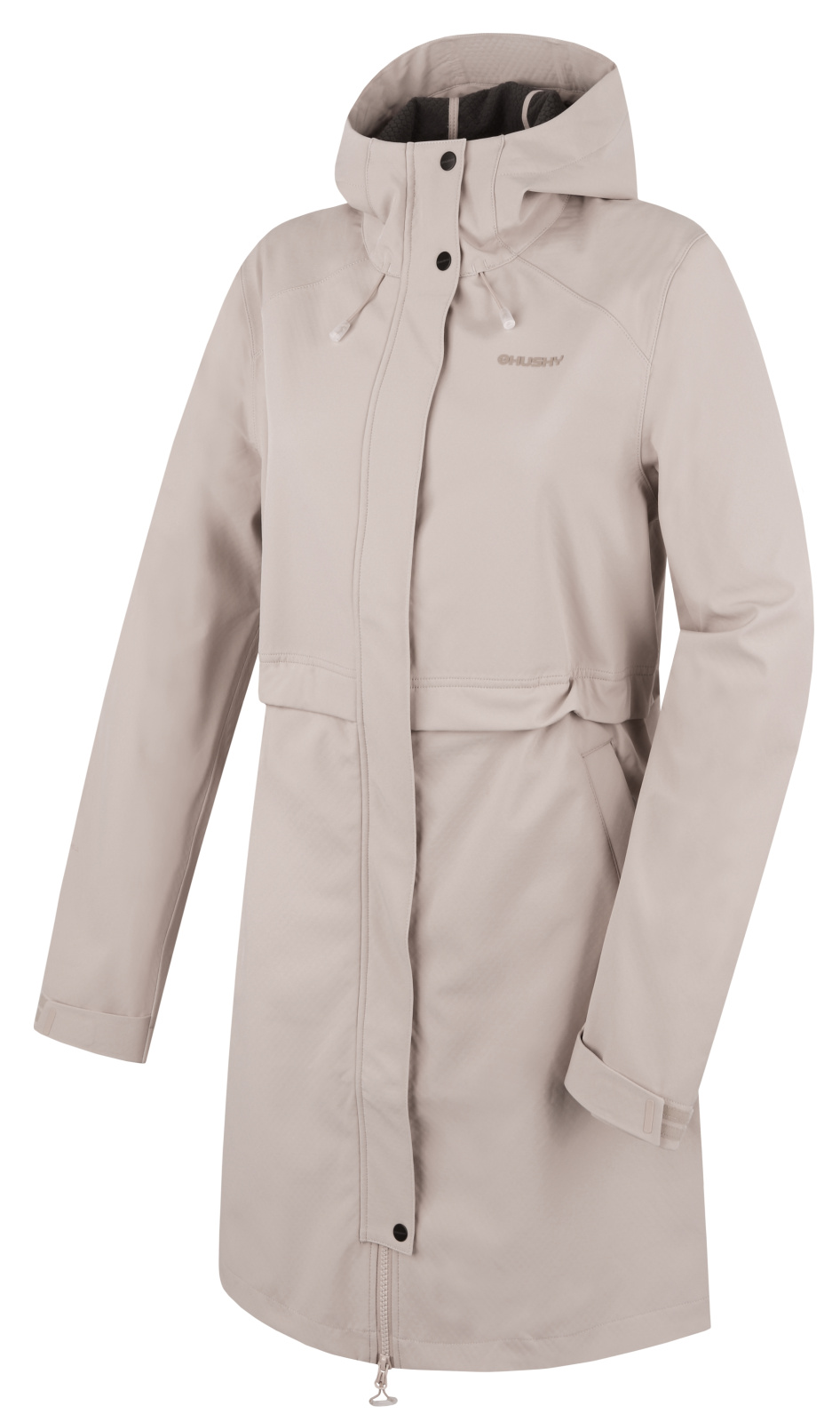 Husky Dámský softshell kabát Sephie L beige Velikost: XL dámský kabát