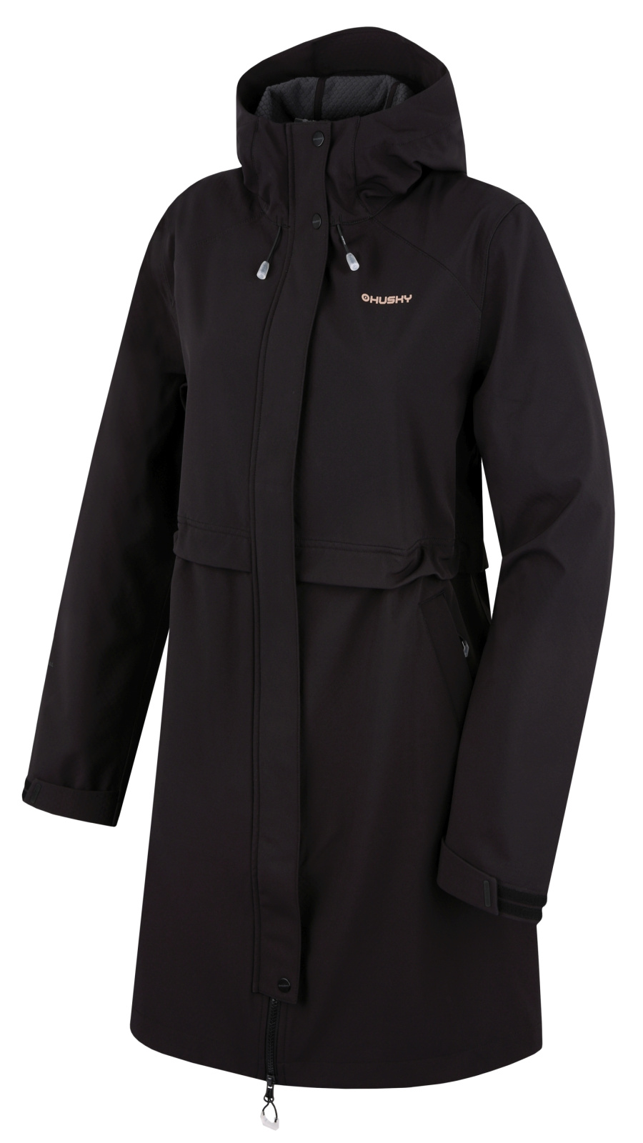 Husky Dámský softshell kabát Sephie L black Velikost: XL dámský kabát