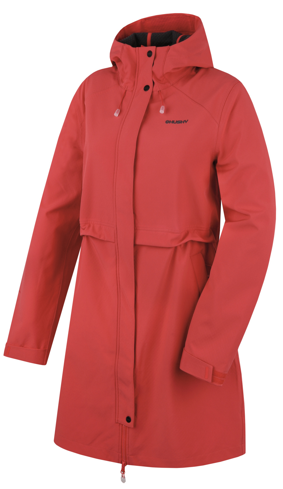 Husky Dámský softshell kabát Sephie L red Velikost: XL dámský kabát