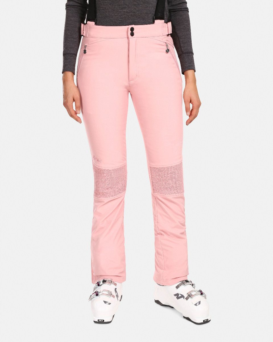 Kilpi DIONE-W Světle růžová Velikost: 38 short dámské lyžařské kalhoty