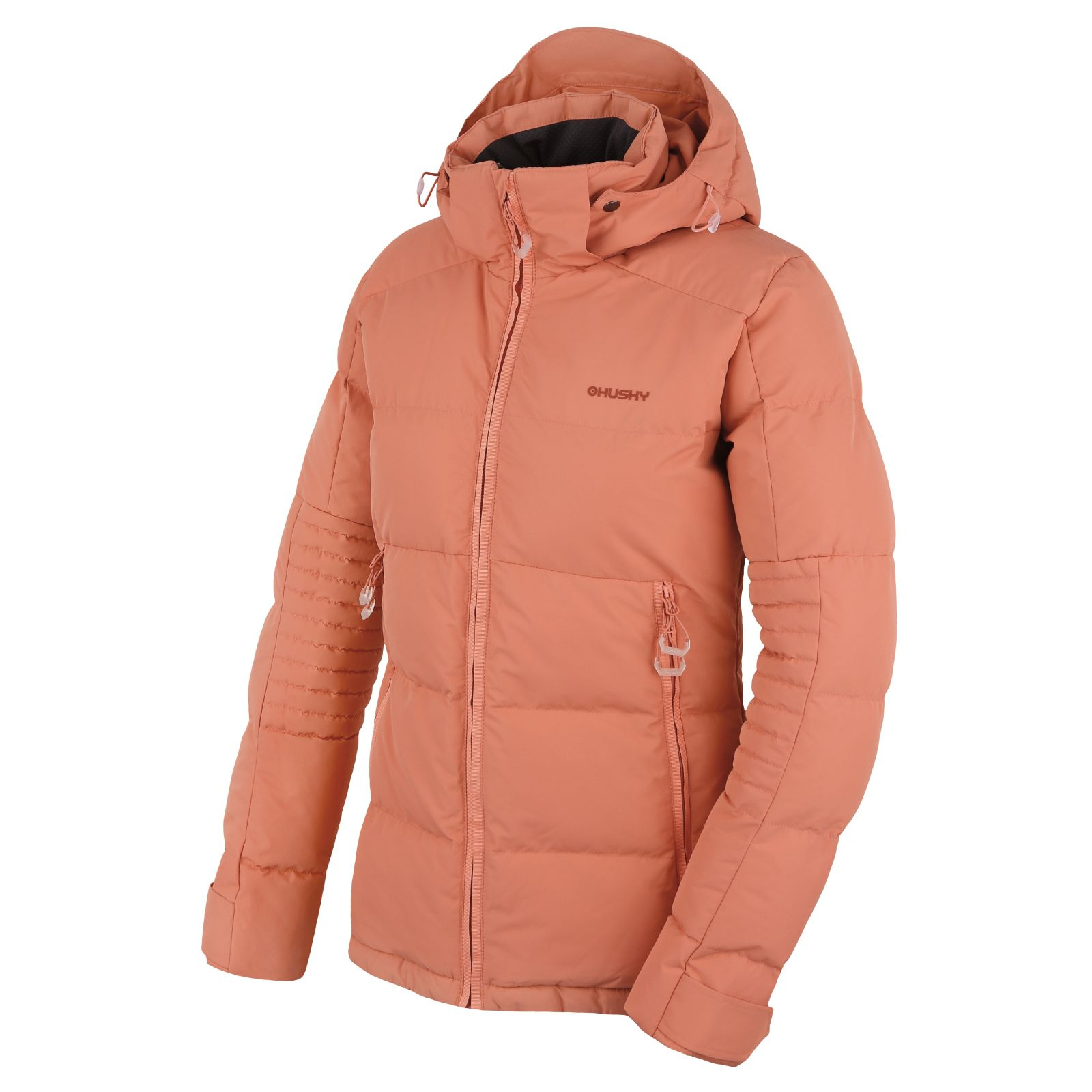 Husky Dámská plněná zimní bunda Norel L faded orange Velikost: L - plus dámská bunda