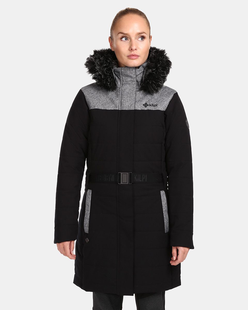 Kilpi KETRINA-W Černá Velikost: 44 dámský kabát