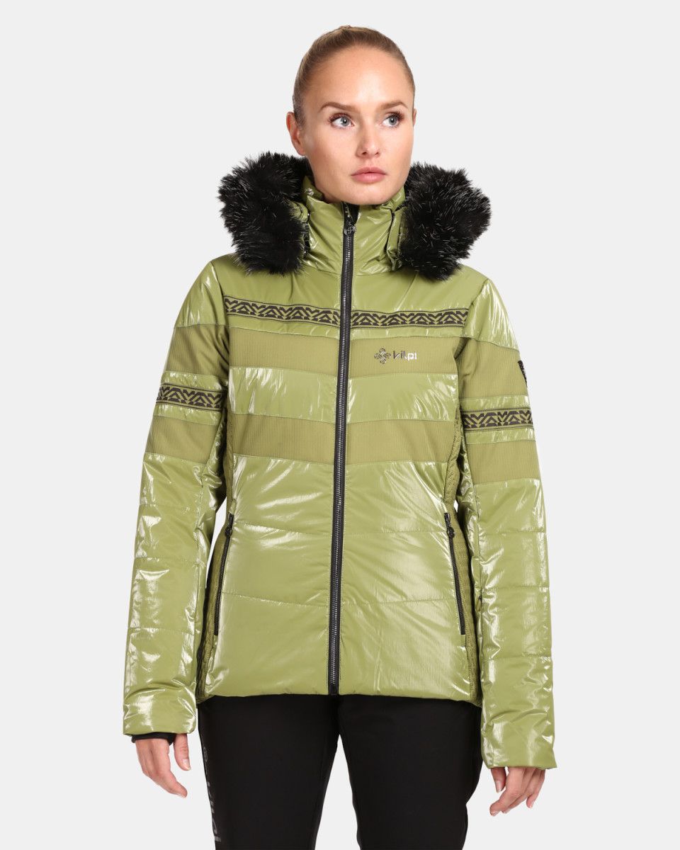 Kilpi DALILA-W Zelená Velikost: 36 dámská lyžařská bunda