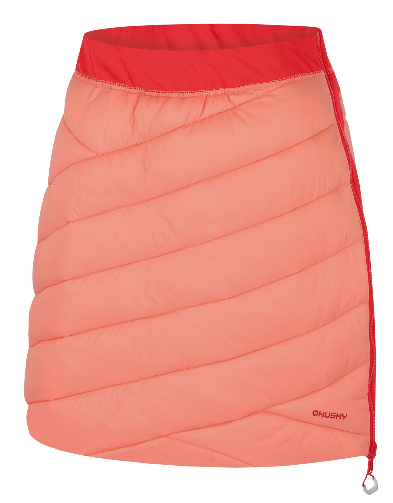 Husky Dámská oboustranná zimní sukně Freez L light orange/red Velikost: S dámská sukně