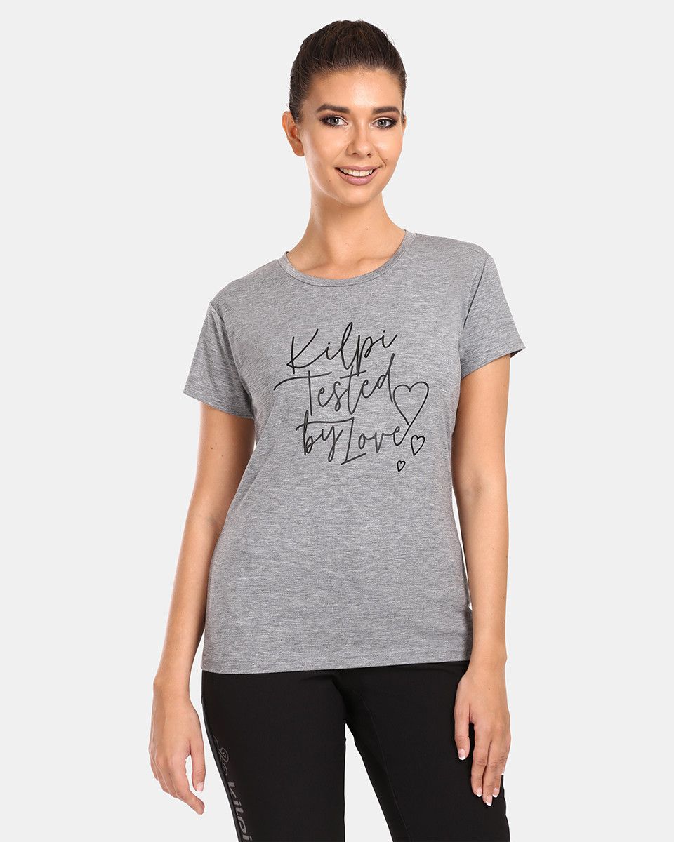 Kilpi MOARE-W Světle šedá Velikost: 40 dámské tričko