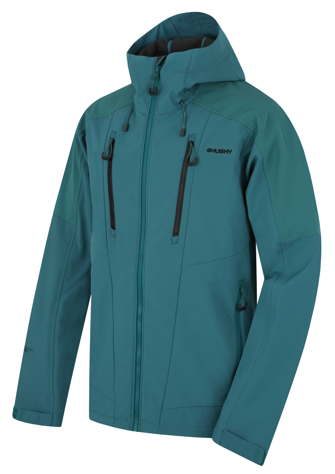 Husky Pánská softshell bunda Sevan M dark mint Velikost: L pánská bunda