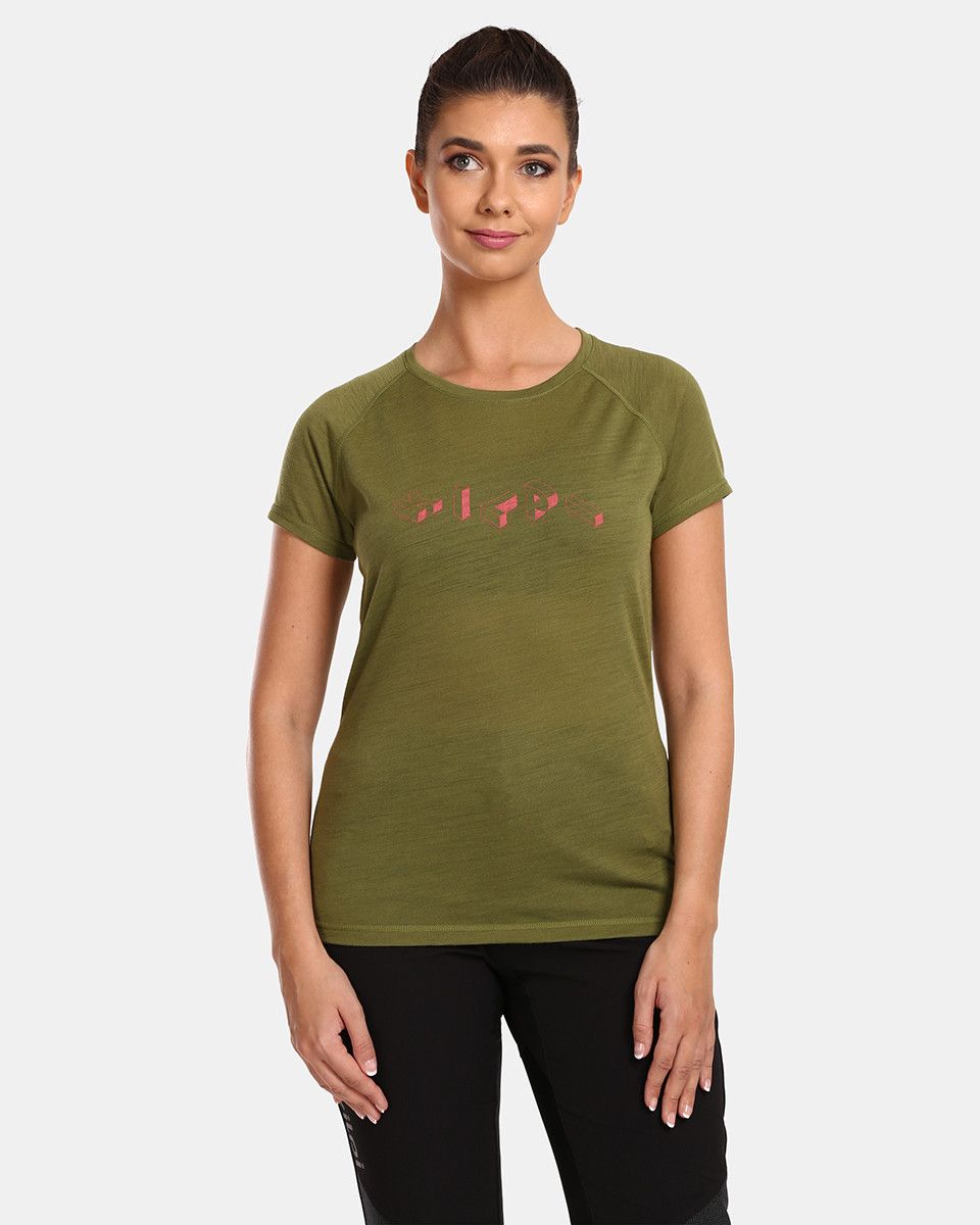 Kilpi ZARJA-W Zelená Velikost: 42 dámské tričko