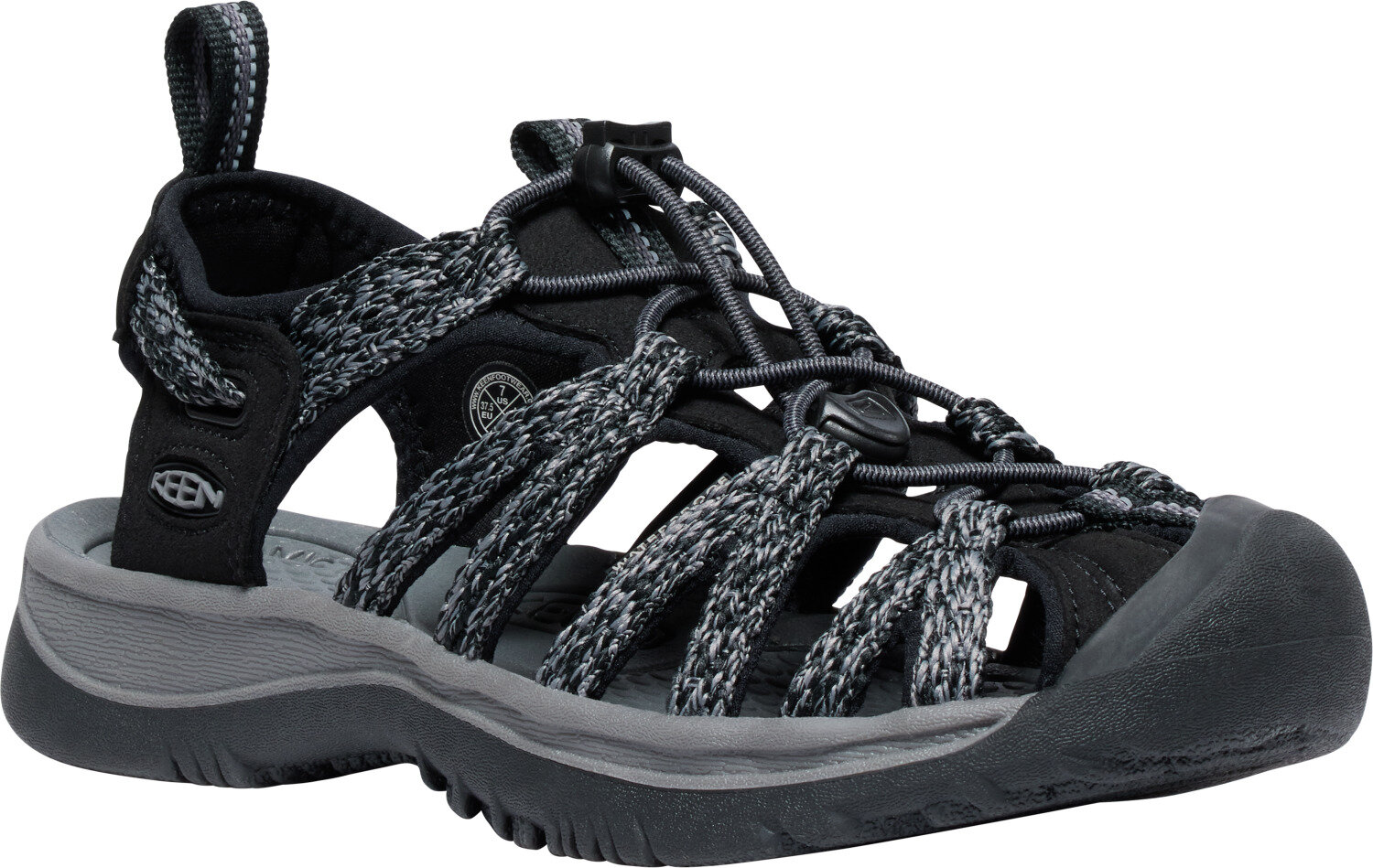 Keen WHISPER WOMEN black/steel grey Velikost: 38,5 dámské sandály