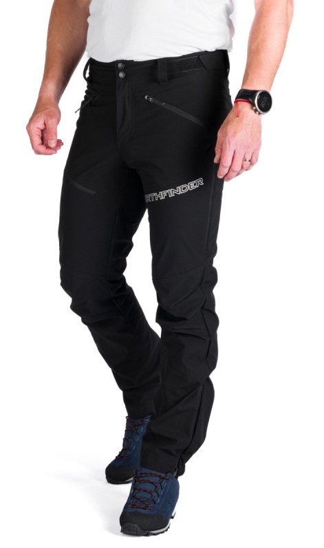Northfinder DOUG black NO-3925OR-269 pánské softshellové kalhoty voděodolné Velikost: XL kalhoty