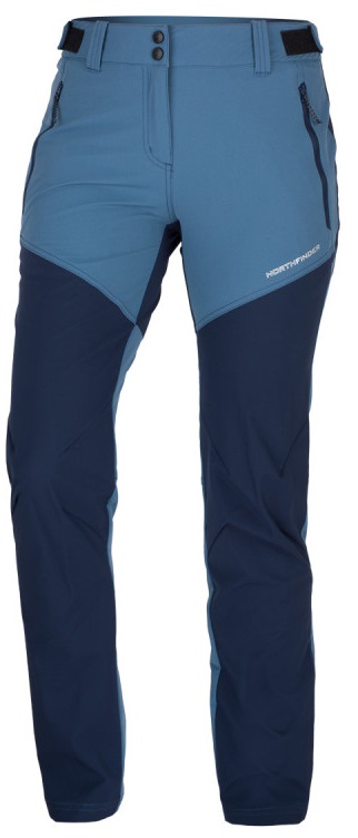 E-shop Northfinder MYRNA blue blue NO-4926OR-387 dámské hybridní softshellové kalhoty