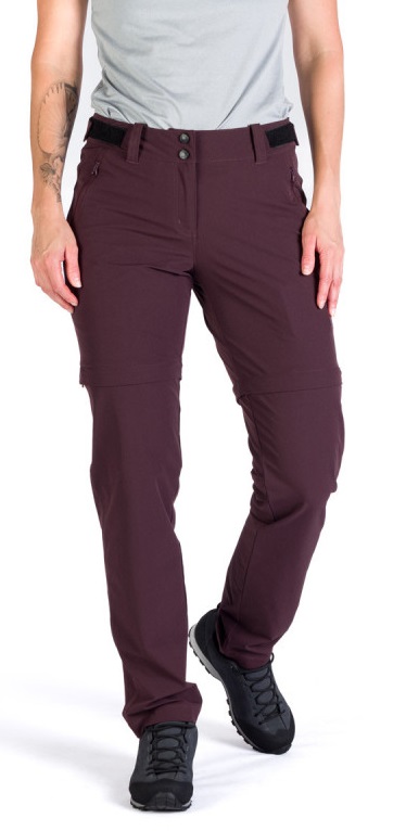 E-shop Northfinder KAY plum NO-4933OR-481 dámské turistické elastické kalhoty 2v1