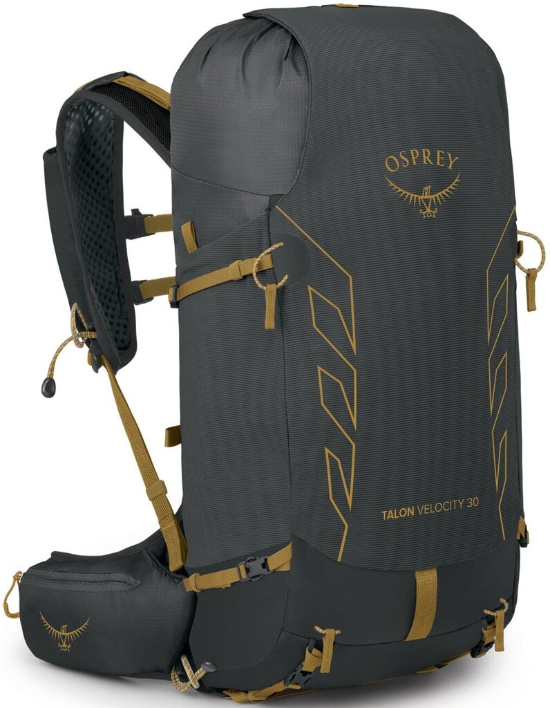 E-shop Osprey TALON VELOCITY 30 dark charcoal/tumbleweed yellow