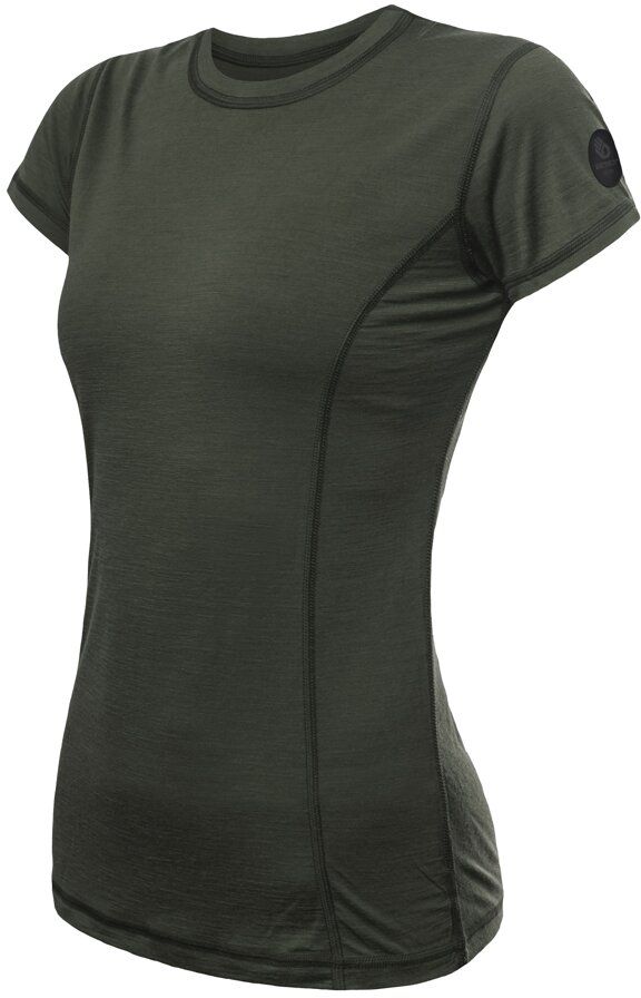 SENSOR MERINO AIR dámské triko kr.rukáv olive green Velikost: XL spodní prádlo