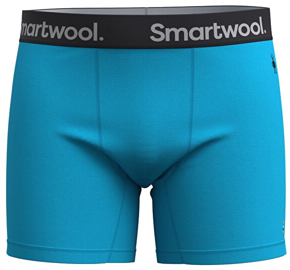 Smartwool M ACTIVE BOXER BRIEF BOXED pool blue Velikost: S pánské boxerky