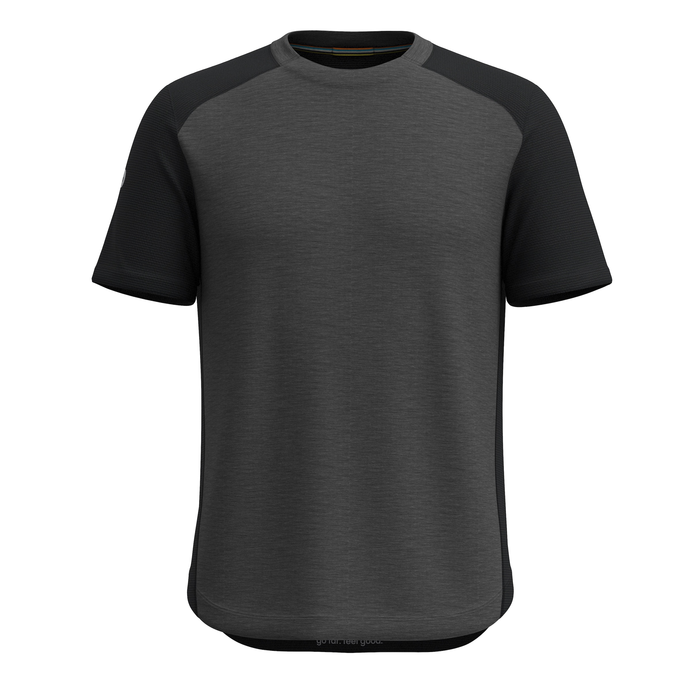 Smartwool M ACTIVE MESH SHORT SLEEVE TEE charcoal heather Velikost: M pánské tričko