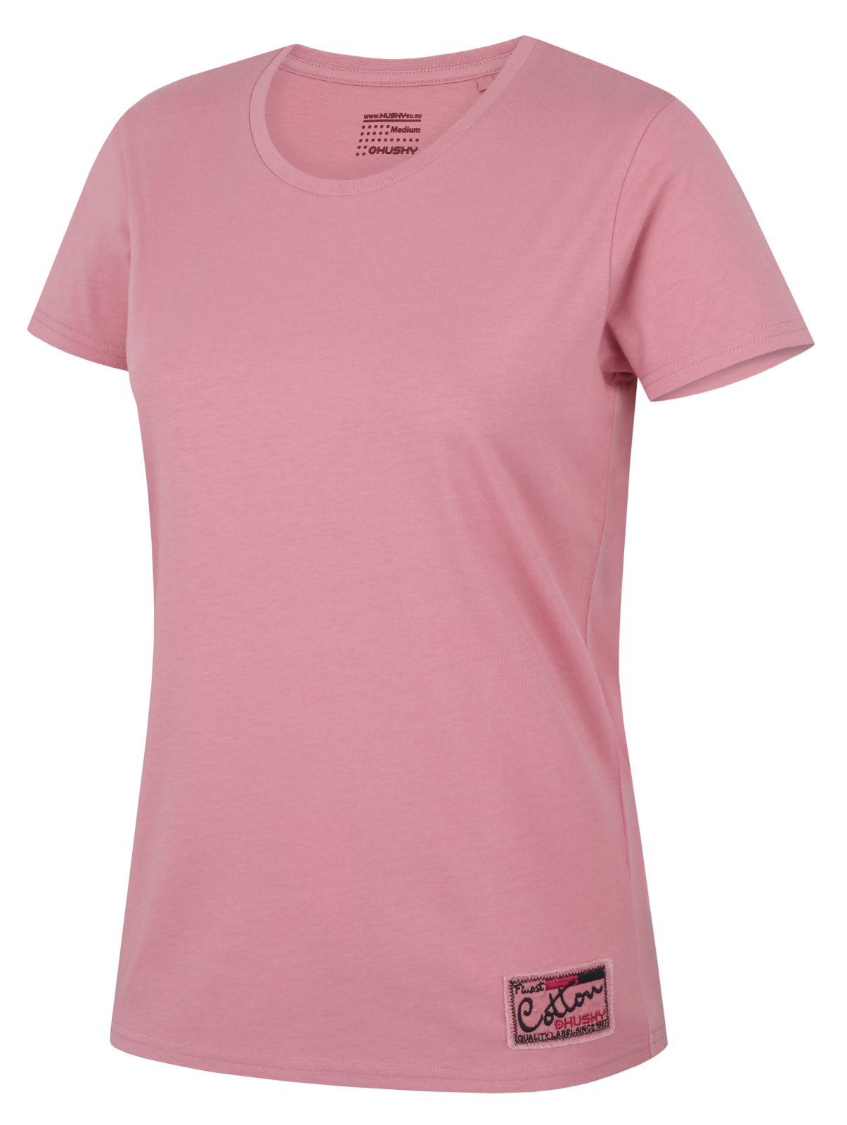 Husky Dámské bavlněné triko Tee Base L pink Velikost: L dámské tričko s krátkým rukávem