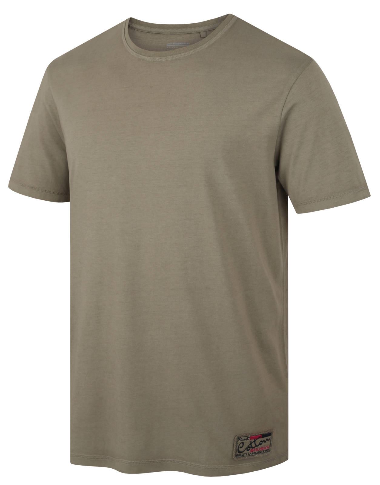 Husky Pánské bavlněné triko Tee Base M dark khaki Velikost: M pánské tričko s krátkým rukávem