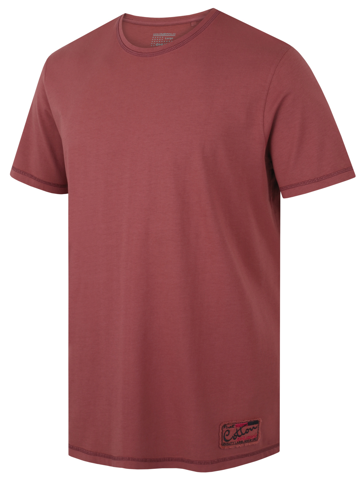 Husky Pánské bavlněné triko Tee Base M dark bordo Velikost: M pánské tričko s krátkým rukávem