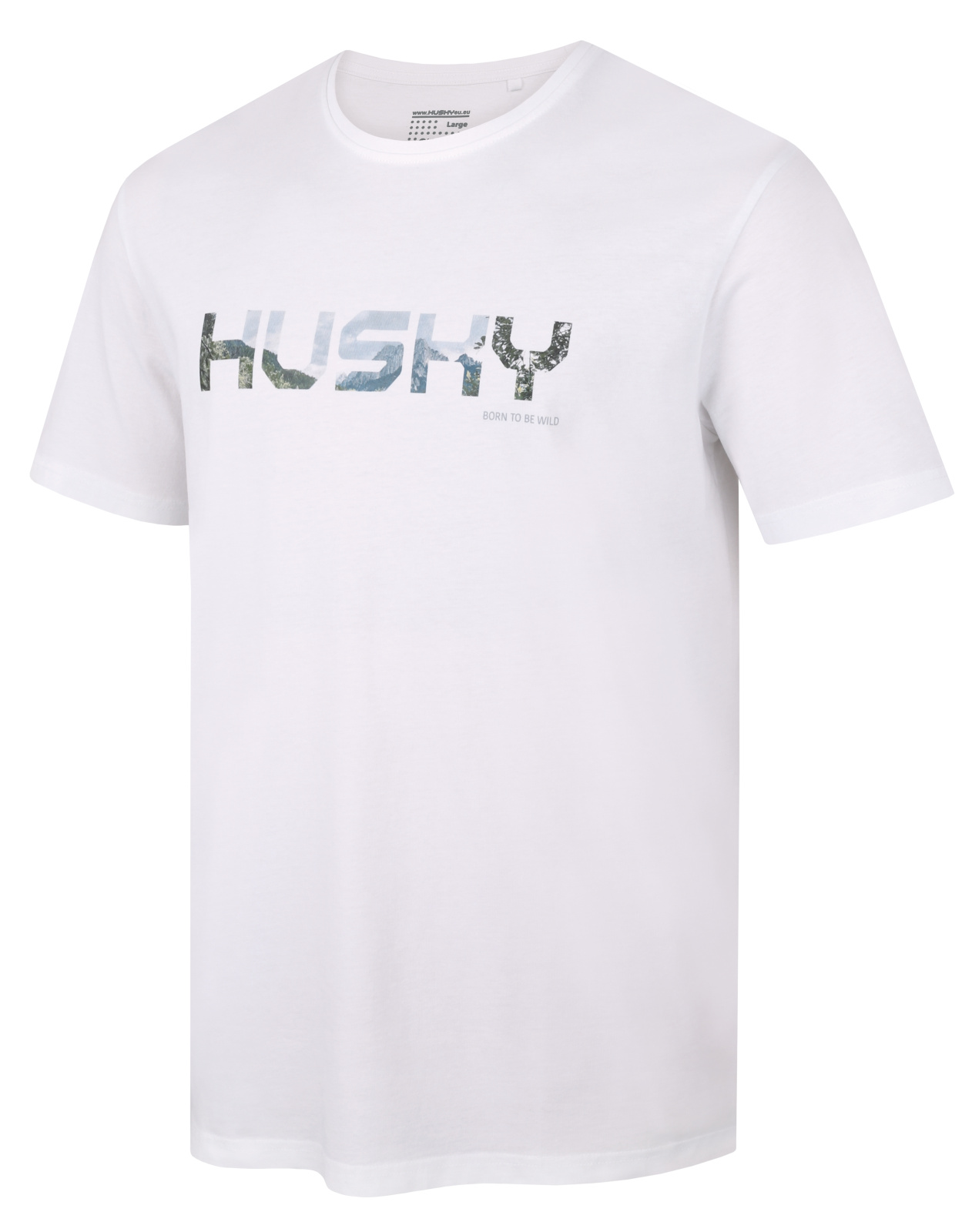 E-shop Husky Pánské bavlněné triko Tee Wild M white