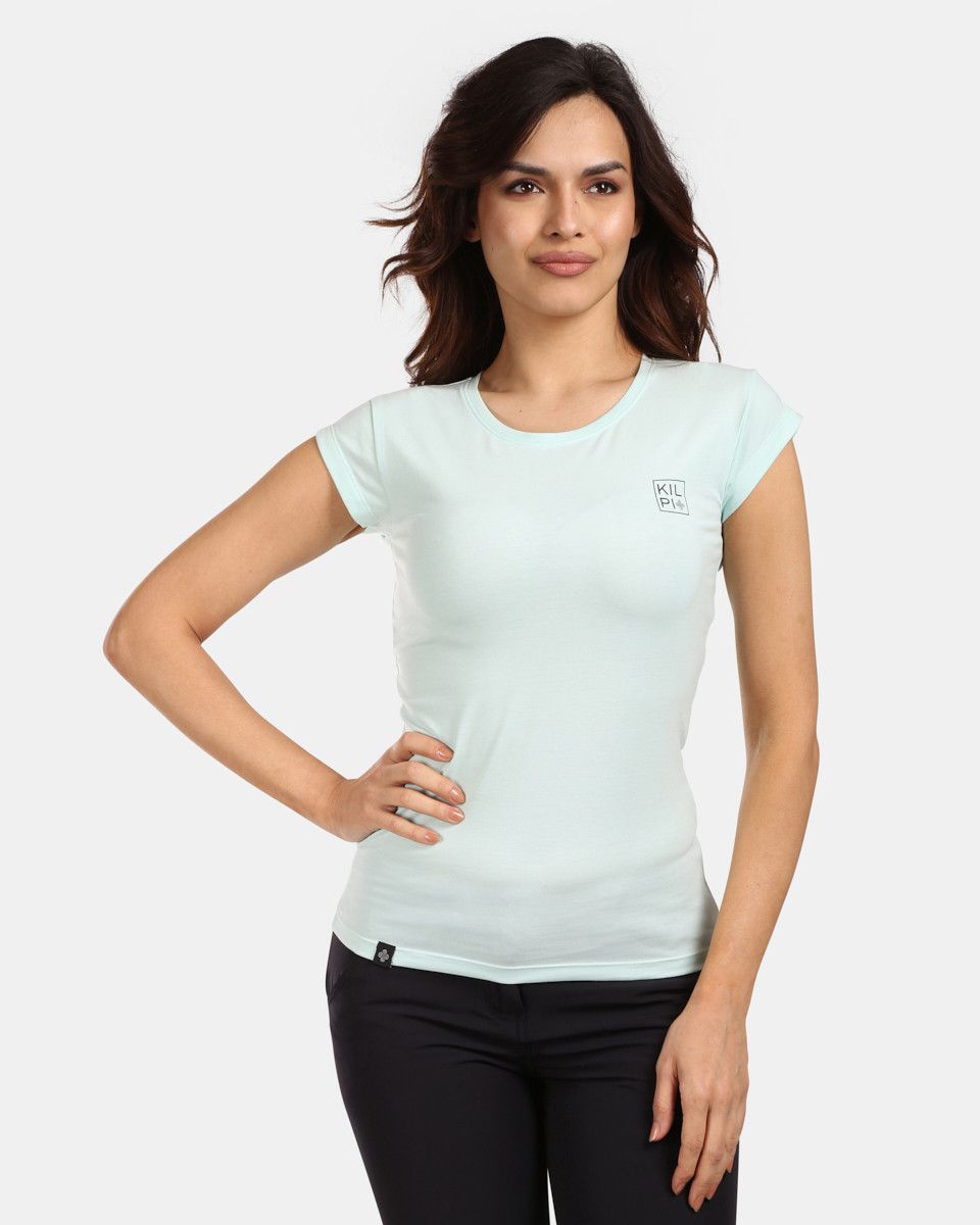 Kilpi LOS-W Mentolová Velikost: 38 dámské tričko s krátkým rukávem