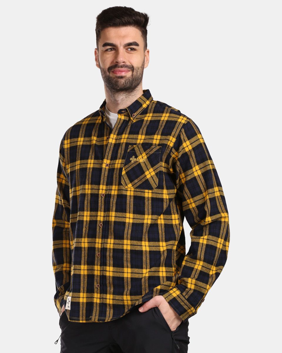 Kilpi FLANNY-M Žlutá Velikost: XL pánská košile