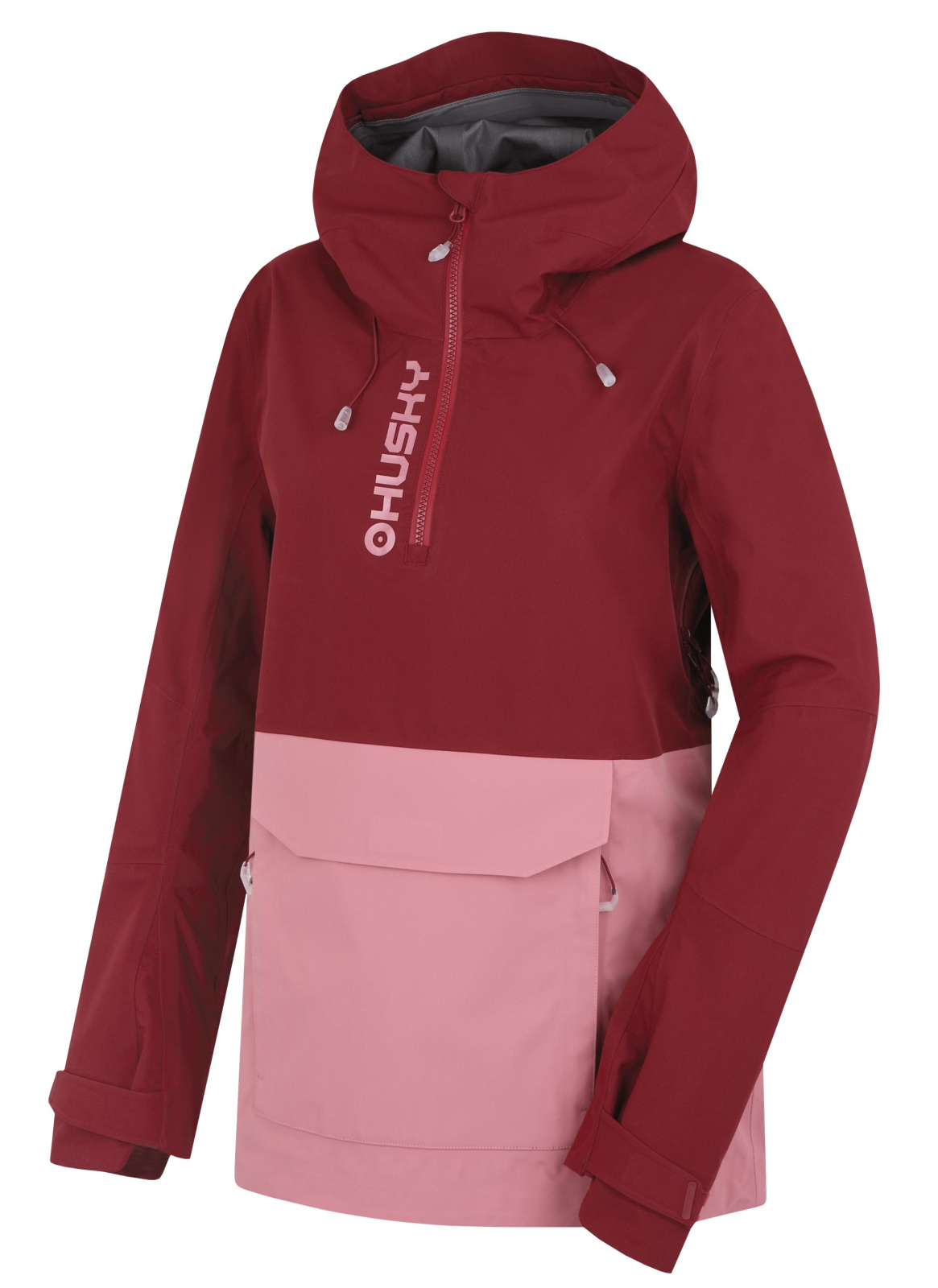 Husky Dámská outdoor bunda Nabbi L bordo/pink Velikost: XL dámská bunda