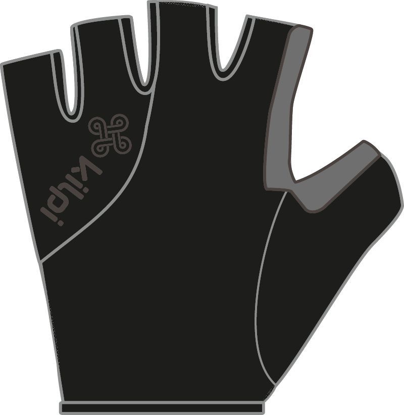 Kilpi Geleni-u černá Velikost: XXL cyklistické rukavice